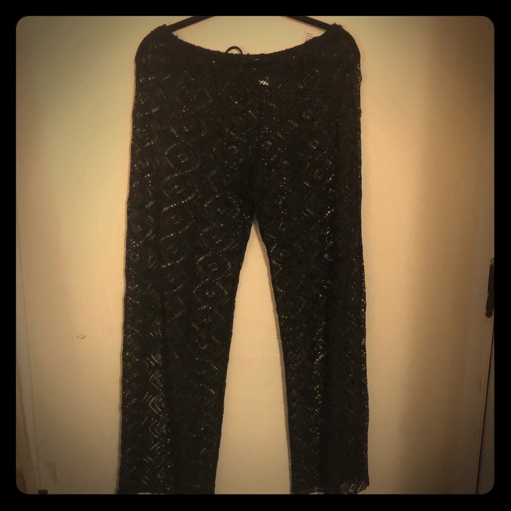 Black cover up pants NEW